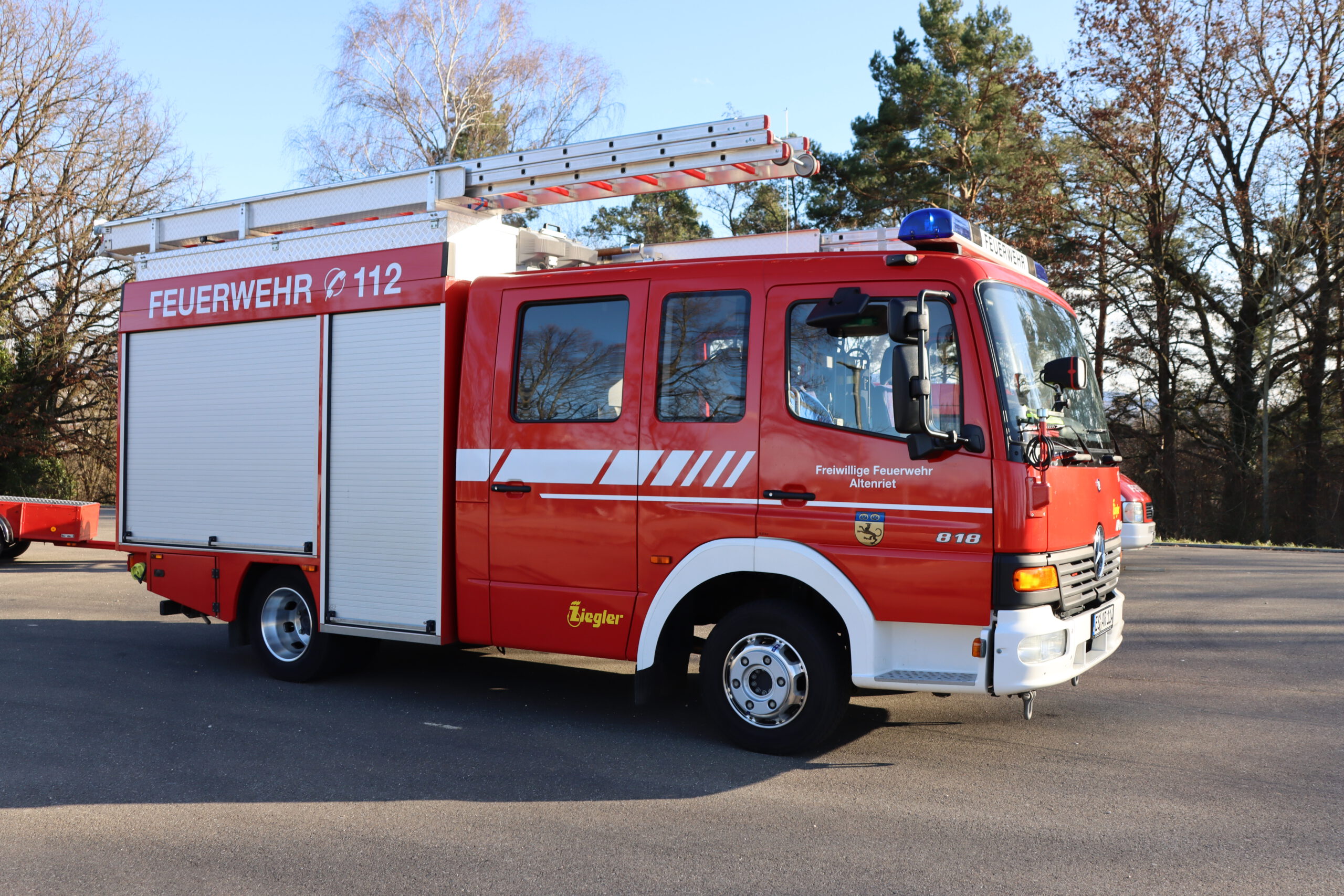 Löschfahrzeug der Feuerwehr Altenriet